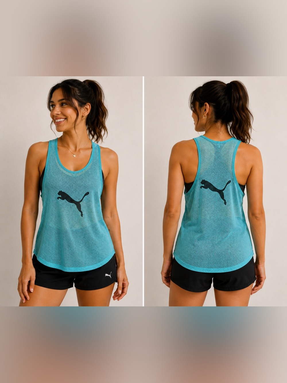 Puma Aqua Mesh Sleeveless Top
